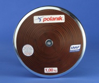 диск универсальный из прочной клееной фанеры 2 кг. polanik hpd11-2 сертификат iaaf № i-11-0498