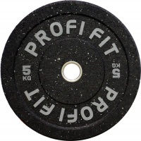 диск для штанги profi-fit с цветными вкраплениями hi-temp, 51 мм, 5 кг