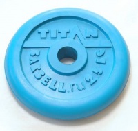 диск обрезиненный titan 31 мм 2,5 кг. синий