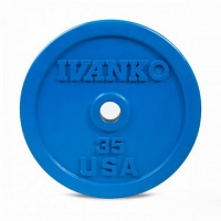 диск бампированный для crossfit d51мм ivanko obp-20kg синий