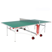 теннисный стол donic outdoor roller de luxe (зелёный)
