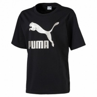 футболка мужская puma classics tee black 595020017 черная
