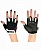 перчатки для фитнеса star fit su-111 черный-белый-розовый