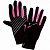 перчатки для бега nike wmn's lw tech running gloves black/club pink